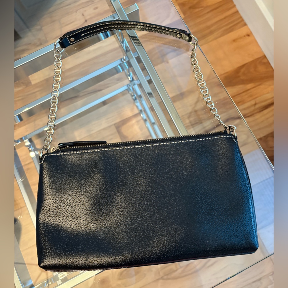 Kate Spade Outlet Wellesley Byrd Chain Shoulder Bag in Black Leather - Picture 3 of 5